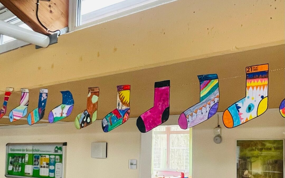 Bunte Socken für einen bunten Tag