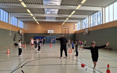 Handballaktionstage der Klassen 4a und 4b