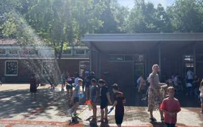 Wassertag bei heißem Wetter